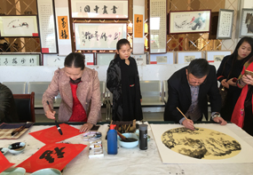 《书画迎国庆、檀溪谷送万福》——热烈祝贺首届檀溪谷文化艺术节隆重揭幕